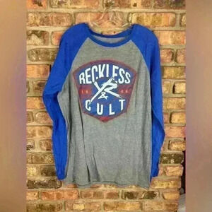 Reckless Cult Long Sleeve Casual Shirt - size XL
